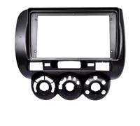 Panel De Salpicadero para Radio Estéreo Coche Marco 2 DIN para Fit para Jazz 2004-2007 Manual 9 Pulgadas Volante A La Izquierda Accesorios(Left Hand Drive)