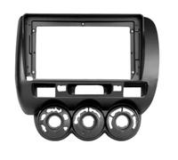 Panel De Salpicadero para Radio Estéreo Coche Marco 2 DIN para Fit para Jazz 2004-2007 Manual 9 Pulgadas Volante A La Izquierda Accesorios WEFOLCC(Right Hand Drive)