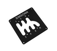 Panel de secuencia de cambios H para Thrustmaster TH8AT300, PC USB simulador de secuencia de cambios, cubierta de placa para juegos de carreras Logitech G29 G27 (7+R)