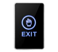 Panel de Sensor Táctil para Control de Acceso con Botón de Salida, Luz LED de Doble Color y Terminales NO NC COM - Seguridad del Hogar