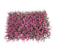 Panel de seto de pared de vegetación artificial, césped de tapete bellamente elaborado