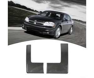 Panel de tablero de instrumentos de fibra de carbono ABS para Dodge 1500 2010-2017