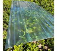 Panel de techo C para terraza solárium, cubierta de toldo fácil de instalar y cortar, 88,9 x 221 cm, revestimiento de techo al aire libre, ligero.