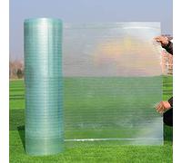 Panel de techo de policarbonato resistente a los rayos UV de 0,8 mm, material duradero e impermeable para invernaderos, cobertizos, cocheras, casas de perros y proyectos de construcción, ligero y