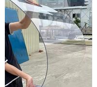 Panel de techo de policarbonato resistente a los rayos UV, toldo impermeable para jardín al aire libre e invernadero, hoja de cubierta de policarbonato duradera de 1,22 m x 1,22 m x 10 pies