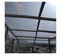 Panel de techo transparente de policarbonato impermeable para invernaderos, patios y cobertizos (1,5 x 2 m, 4,28 x 2 m)