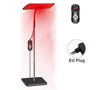 Panel de terapia de luz roja LED de 660 nm y 850 nm con soporte, lámpara de terapia de infrarrojo cercano para aliviar el dolor de la