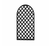 Panel de valla de privacidad de madera para exteriores e interiores, soporte para plantas, terraza, césped, jardín, patio trasero, color negro, 60 x 150 cm