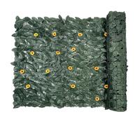 Panel de valla opaca de hiedra artificial | Barrera artificial decorativa y estética de 3 m, Pantalla de privacidad para valla, Ideal para balcón terraza patio exterior apartamento