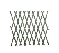 Panel de Valla Plegable de bambú Extensible con 10 columnas, 30x180cm. Ideal para Patios, Jardines, privacidad y Soporte para Plantas. Diseño ecológico.