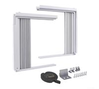 Panel de ventana de CA con integración de marco y deflector de viento retráctil para mejorar el sellado ambiental (tamaño mediano)
