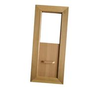 Panel de ventilación de madera para sauna, resistente al calor y a la humedad, panel de ventilación para ventana de persiana