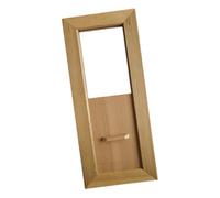 Panel de ventilación de madera para ventana de sauna, duradero, accesorio de suministro de ventilación ajustable