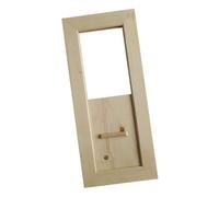 Panel de ventilación de madera para ventana de sauna, duradero, accesorio de suministro de ventilación ajustable