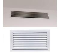 Panel de ventilación para puerta de escotilla de acceso al ático para baño y cocina, cubierta de inspección de aire con malla de filtro, solapa de fácil acceso para aberturas de pared