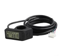Panel de visualización de bicicleta eléctrica para 24 V/36 V/48 V, LCD4 mini medidor con características impermeables y conector de 5 pines (estándar)