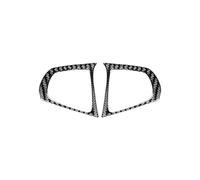 Panel Decoración Consola Para Serie 5 G30 2018-2022 Accesorios Fibra Carbono Botones Volante Coche Marco Decorativo Embellecedor Cubierta Pegatinas