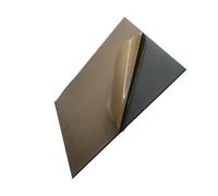 Panel decorativo acrílico, lámina de plástico, lámina acrílica transparente gris claro de 1/8 de pulgada de espesor, 1 pieza(9 * 36 * 1/8inch)