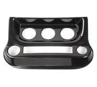 Panel Decorativo Consola Central Para Jeep Para Wrangler JK 2011-2017 Diseño Coche Aire Acondicionado Panel CD Botón Cubierta Decorativa(AC Switch Panel)