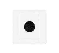 Panel decorativo moderno con corrector de alambre, placa de cubierta contemporánea, elegante placa frontal adecuada para 86 tipos de enchufes, panel de gestión de cables, muebles, cubierta de hardware