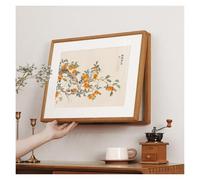 Panel Decorativo para Caja De Contadores EléCtricos De Estilo Chino, Tapa Oculta Con Apertura Superior para Contadores EléCtricos(50x40cm)