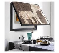 Panel Decorativo Para Caja De Contadores Oculta, Tapa Con Bisagras Creativa Interruptores Automáticos, Instalación Sin Agujeros(55x45cm)