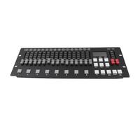 Panel del controlador DMX control DMX512 consola consola de iluminación LED pantalla 256 canales para el programa de iluminación de escenario para editar - Negro