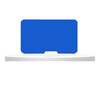 Panel divisor de escritorio de privacidad para estaciones de trabajo, ideal para el hogar y la escuela, color azul, tamaño: 50 x 60 cm, mejora el enfoque y la productividad