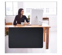 Panel Divisor de Escritorio, Panel de privacidad bajo el Escritorio para Oficina - Divisor Comercial para Estaciones de Trabajo de pie y Sentado, Panel, faldón de Escritorio, Negro 135 x 40