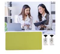 Panel Divisor de Escritorio, Panel Debajo del Escritorio para Estaciones de Trabajo de pie o Sentado, Pantalla acústica de privacidad, Panel Absorbente de Sonido Verde de fácil Montaje, Tama