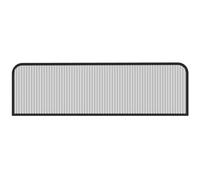 Panel divisor de habitación de hierro negro Sn - Partit de semiprivacidad para comedor, oficina, restaurante y espacios públicos (30 x 80 cm)