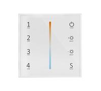 Panel DMX512 control remoto maestro DMX512 decodificador for cambiar 1990 control de atenuación color único color dual RGB RGBW RGB + CCT luz LED(T12-1)