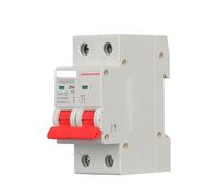 Panel eléctrico, Panel de interruptores automáticos 1P 2P CC 1000 V Mini disyuntor solar 3A 6A 10A 16A 20A 25A 32A 50A 63A MCB for fotovoltaico(20a,2)