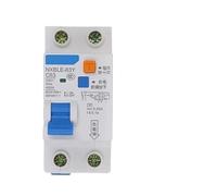 Panel eléctrico, Panel de interruptores automáticos 6A 16A 32A 40A 10mA 30mA 0,01A 1P+N RCBO Interruptor corriente residual diferencial sobrecorriente(10a,10mA 1P 1N)
