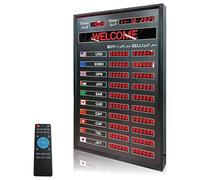 Panel electrónico LED de visualización de tipo de cambio con control remoto, actualización automática de tiempo para bancos e instituciones financieras