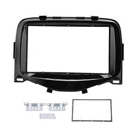 Panel embellecedor de Fascia de Radio de Coche 2DIN, reemplazo de Control Central del Tablero para Aygo 2014-2015, Kit de Consola de plástico ABS