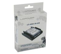 Panel embellecedor frontal LC-Power LC-ADA-35-225 2.5/3.5" Negro