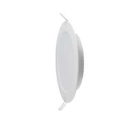 Panel empotrado retroiluminado de 6W, color 3000K, ideal para iluminación interior y espacios que requieren luz suave y eficiente.