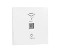 Panel Enrutador WiFi 6 de Pared de 1000 Mbps, Punto de Acceso Tipo 86 con 110 V-220 V para Cobertura de Red en Malla en Toda la Casa.