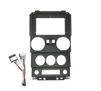 Panel Estéreo Adaptador De Panel De Radio CANbus 9 Pulgadas para Jeep para Wrangler para Rubicon 2008 2009 2010(2Door Frame an Cable)