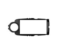 Panel Estéreo Coche Marco De Radio De 9 Pulgadas para Toyota para Yaris 2012-2017 Soporte para Consola Central Embellecedor Radio(Black Color(LHD))