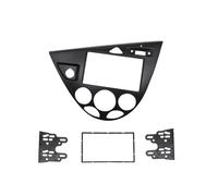 Panel Estéreo Coche Marco Panel Embellecedor para Consola Central Tablero 2 DIN 7 Pulgadas con Volante A La Izquierda para para Focus Mk1 para Fiesta 1998-2006(Matte Black)