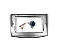 Panel Estéreo Coche Panel Salpicadero Estéreo para Radio Coche 10.1 Pulgadas con Marco Y Soporte para Consola Central para Passat B6 B7 CC 2010-2018(Frame an canbus)