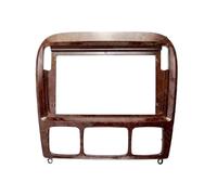 Panel Estéreo Coche para Benz Clase S W220 S280 S320 S350 S400 S500 1998-2005 Kit Panel Instalación Radio Salpicadero 9 Pulgadas con Adaptador Fascia Marco Radio(Frame Wood)