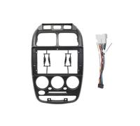 Panel Estéreo Coche para Hyundai para Accent para Verna 1999-2005 Kit Panel Radio para Tablero Adaptador Fascia para Marco Coche 9 Pulgadas Marco Radio(Frame Cable)