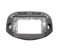 Panel Estéreo Coche para Toyota para RAV4 2007-2012 Panel Radio 10.1 Pulgadas Reproductor Estéreo Unidad Principal 2 DIN Marco Tablero Marco Radio(Gray)