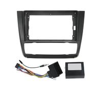 Panel Estéreo Kit De Marco Adaptador para Panel De Radio De Coche para B&MW Serie 1 E81 E82 E87 E88 2008 2009 2010 2011 2012(AT)