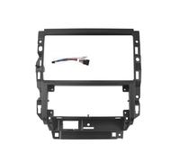 Panel Estéreo Kit Montaje para Radio De 9 Pulgadas Panel Frontal Y Reproductor Audio para VW para Golf GTI para Bora MK4 2002-2008(Frame Cable)