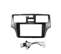 Panel estéreo Marco Fascia Instalación Kit Tablero Panel 2 DIN 9 Pulgadas Fascia Marco Automóvil para ES 250 300 350 2001 2002 2003 2004-2006(Cable de Marco Canbus)