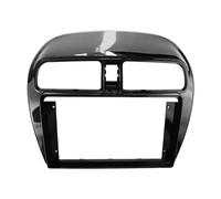 Panel estéreo Marco Fascia Marco Radio para Mitsubishi para Mirage 2012+ para Space Star 2013+ 9 Pulgadas 2 DIN Kit Tablero Panel Radio Cubierta Estéreo(Negro Piano)